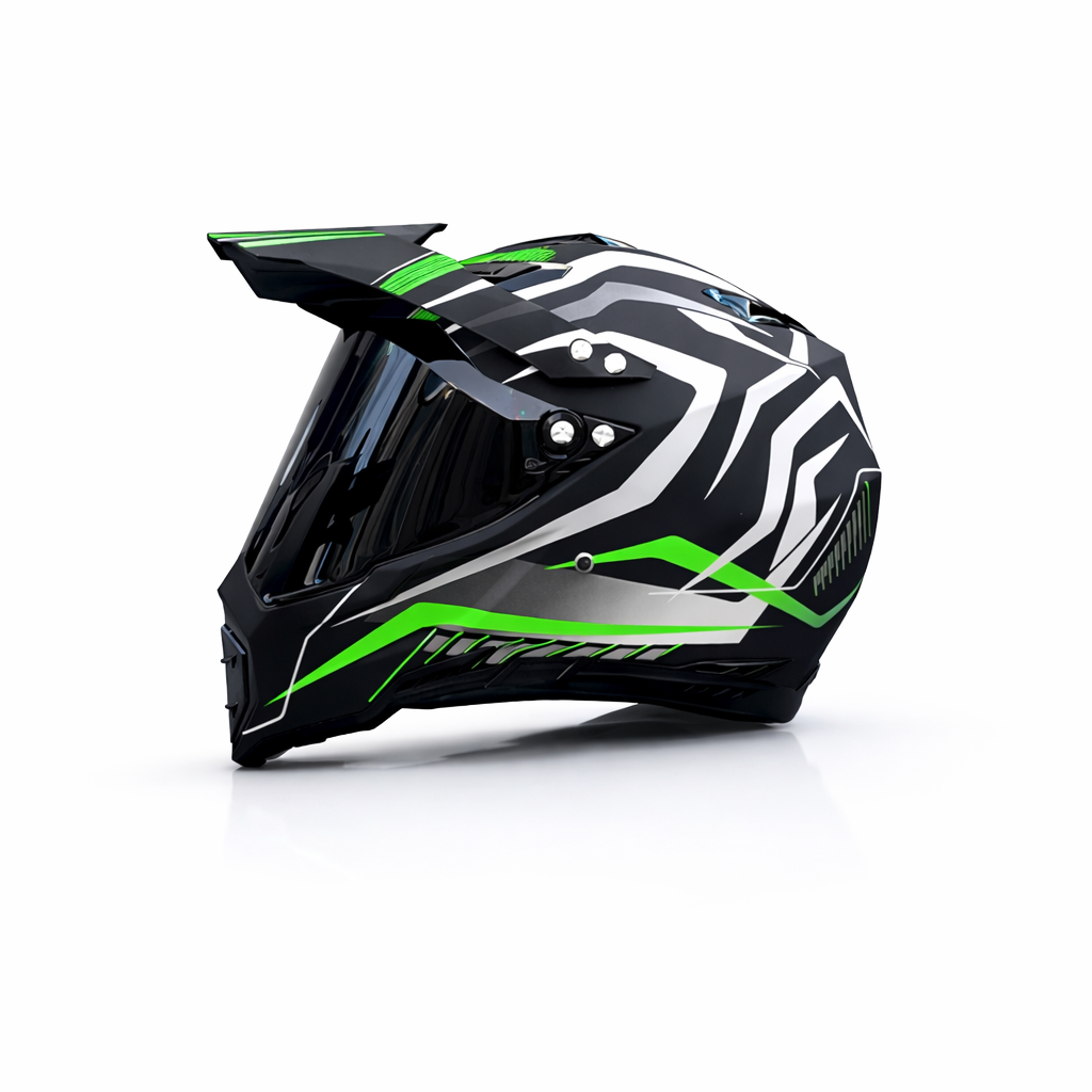 Casco Profesional de Motocross WLT-128 – Certificado DOT y ECE - Meowbutter