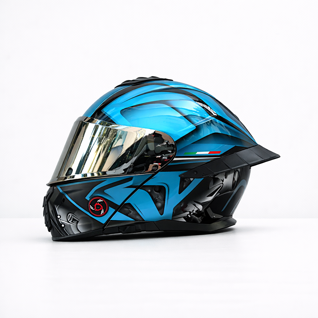 ORZ-B08A Vollgesichts-Motorradhelm – Meowbutter