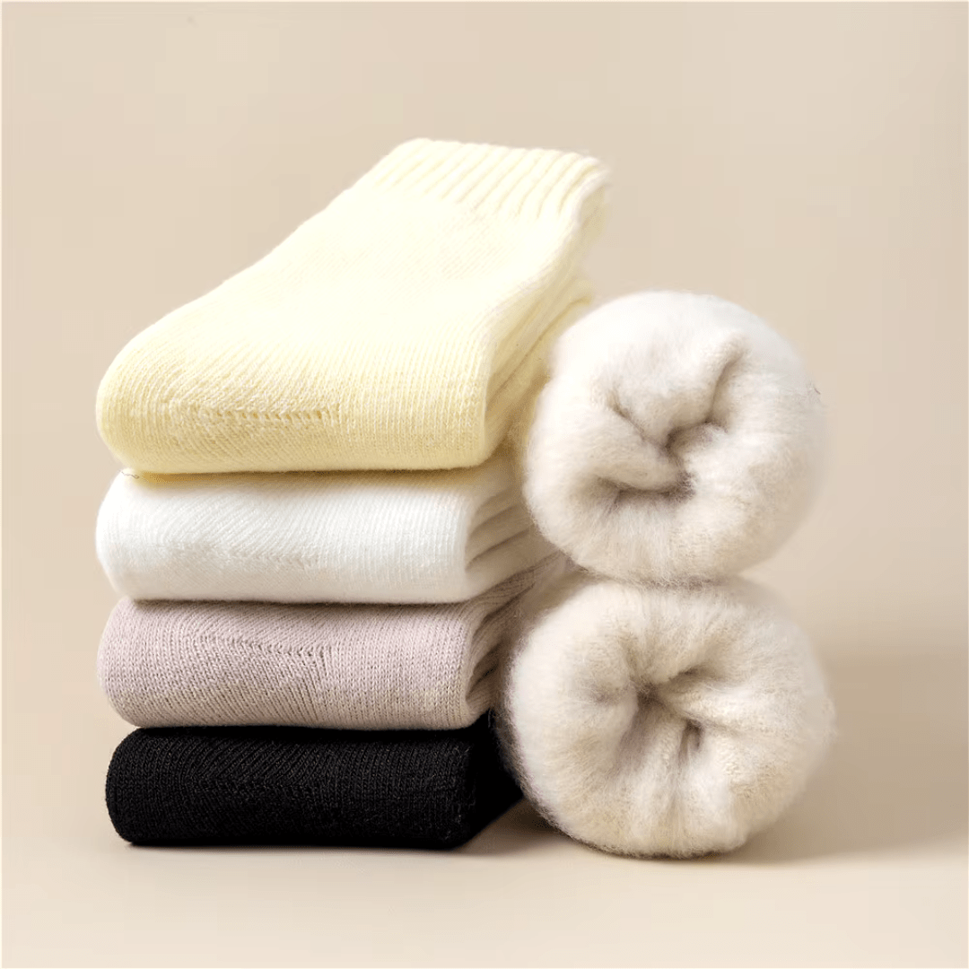 Premium fleece sokker til hyggelig komfort hele året rundt hver dag