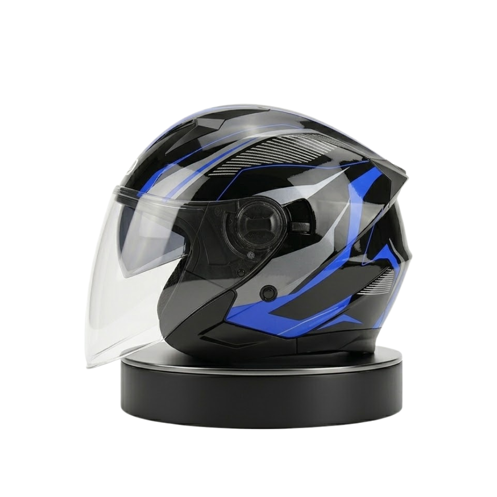 ORZ Premium avoin kypärä – Dual Visor Performance Edition - Meowbutter