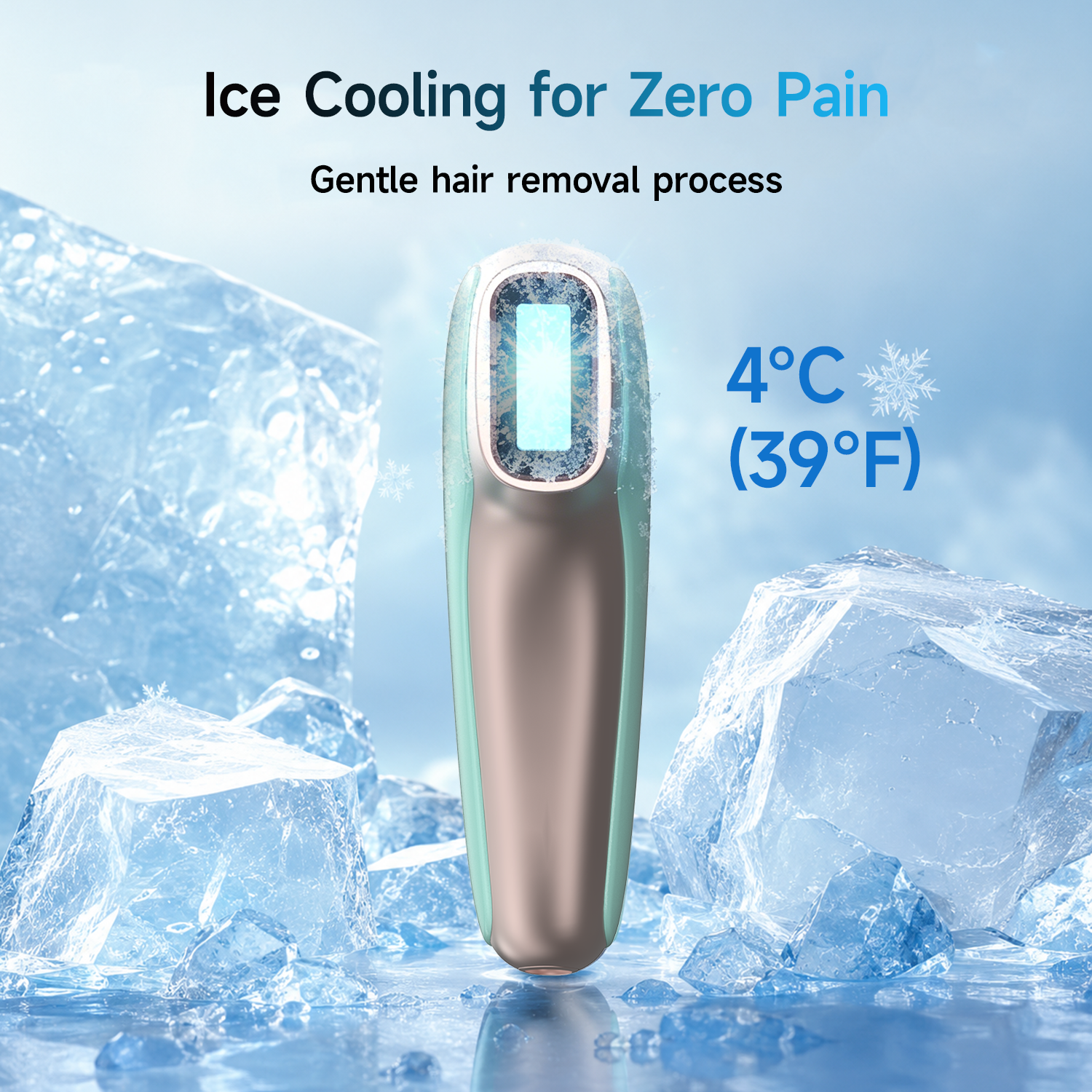 IPL Hair Removal Device for Hair Reduction and Lasting Smooth Skin