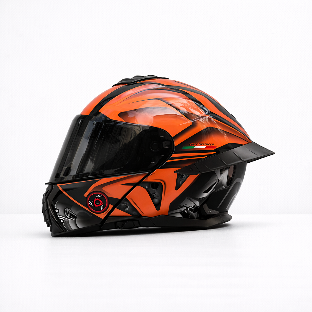 ORZ-B08A Vollgesichts-Motorradhelm – Meowbutter