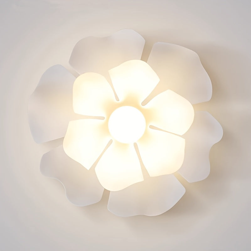 Lampada da soffitto a petali di rosa | Design moderno a fiore semi-incassato | Meowbutter