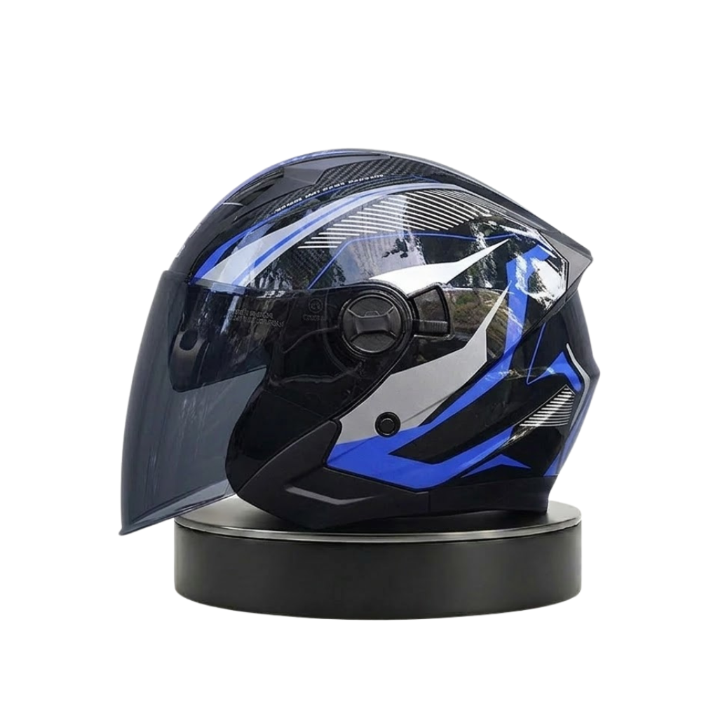ORZ Premium avoin kypärä – Dual Visor Performance Edition - Meowbutter
