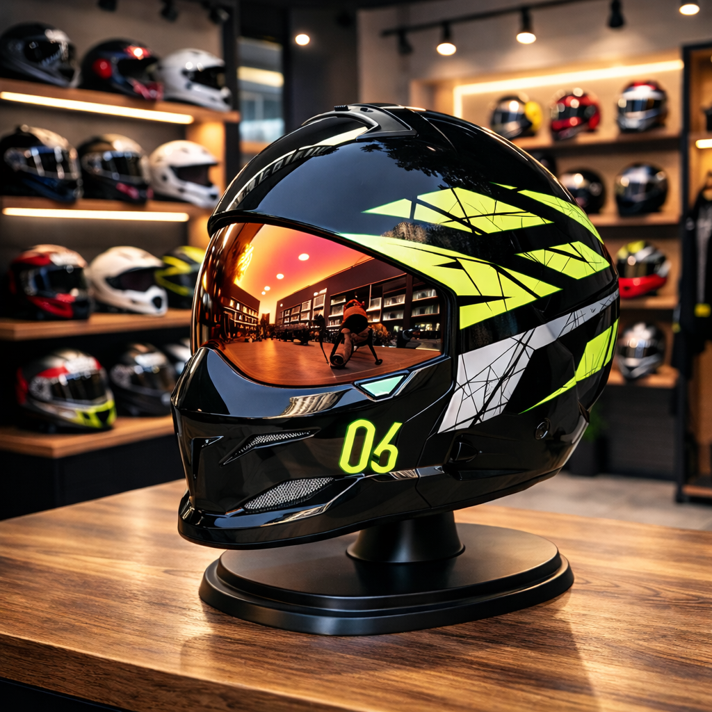 Casco de motocicleta unisex Scorpion Retro - Meowbutter