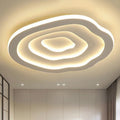 Ripple LED Flush Mount Ceiling Lamp — Modern Sleek Layered Acrylic Housing