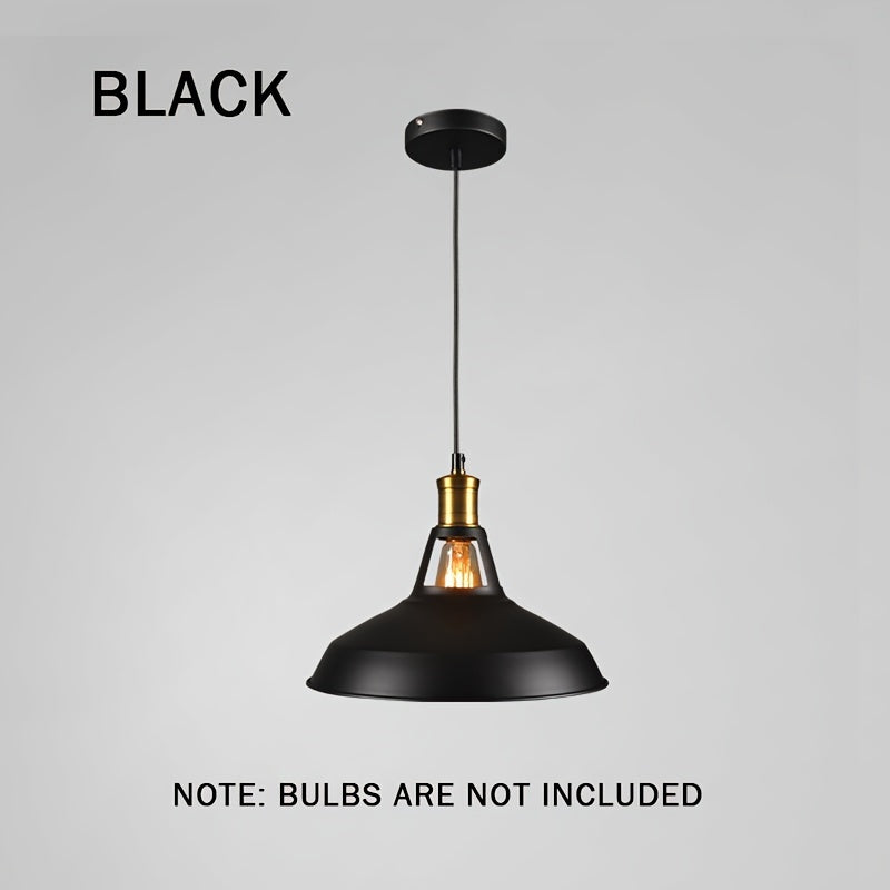 Industrial Metal Pendant Light | Retro Loft Style | Meowbutter
