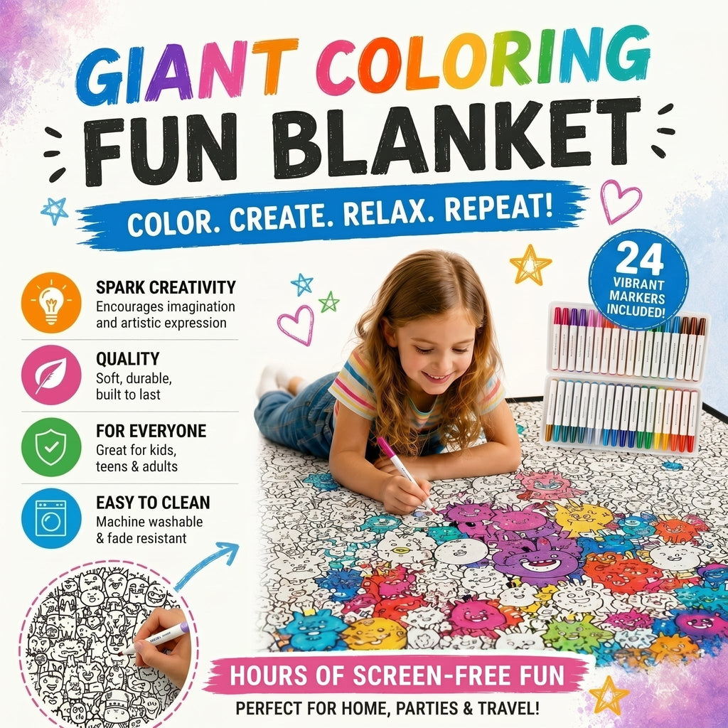 Color, Cuddle, Repeat – A DIY Coziness Blanket for Family Bonding