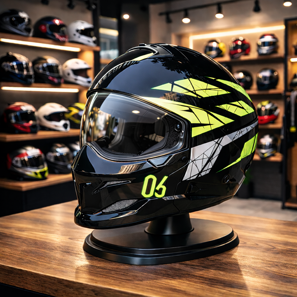 Casco de motocicleta unisex Scorpion Retro - Meowbutter