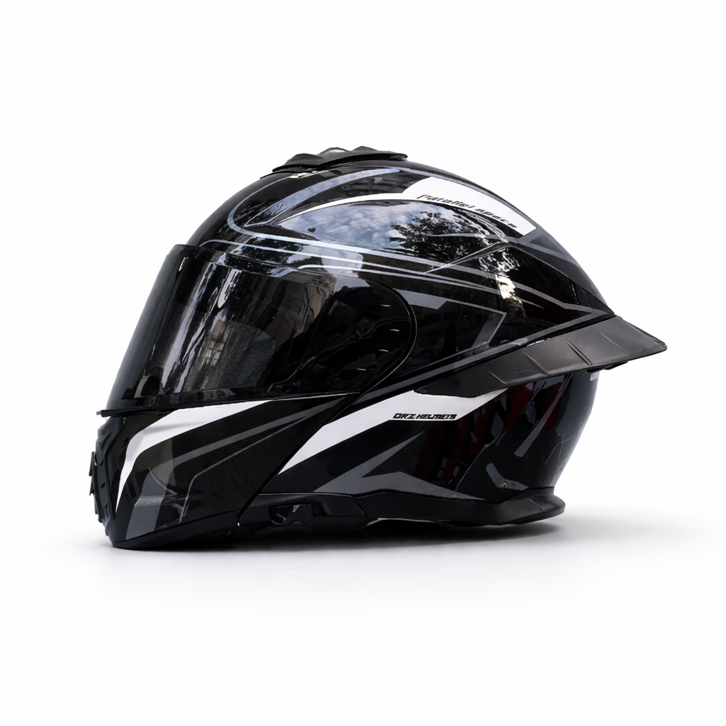ORZ-B08A Vollgesichts-Motorradhelm – Meowbutter