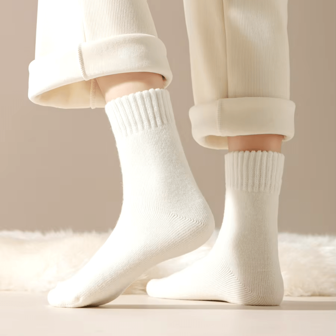 Premium fleece sokker til hyggelig komfort hele året rundt hver dag