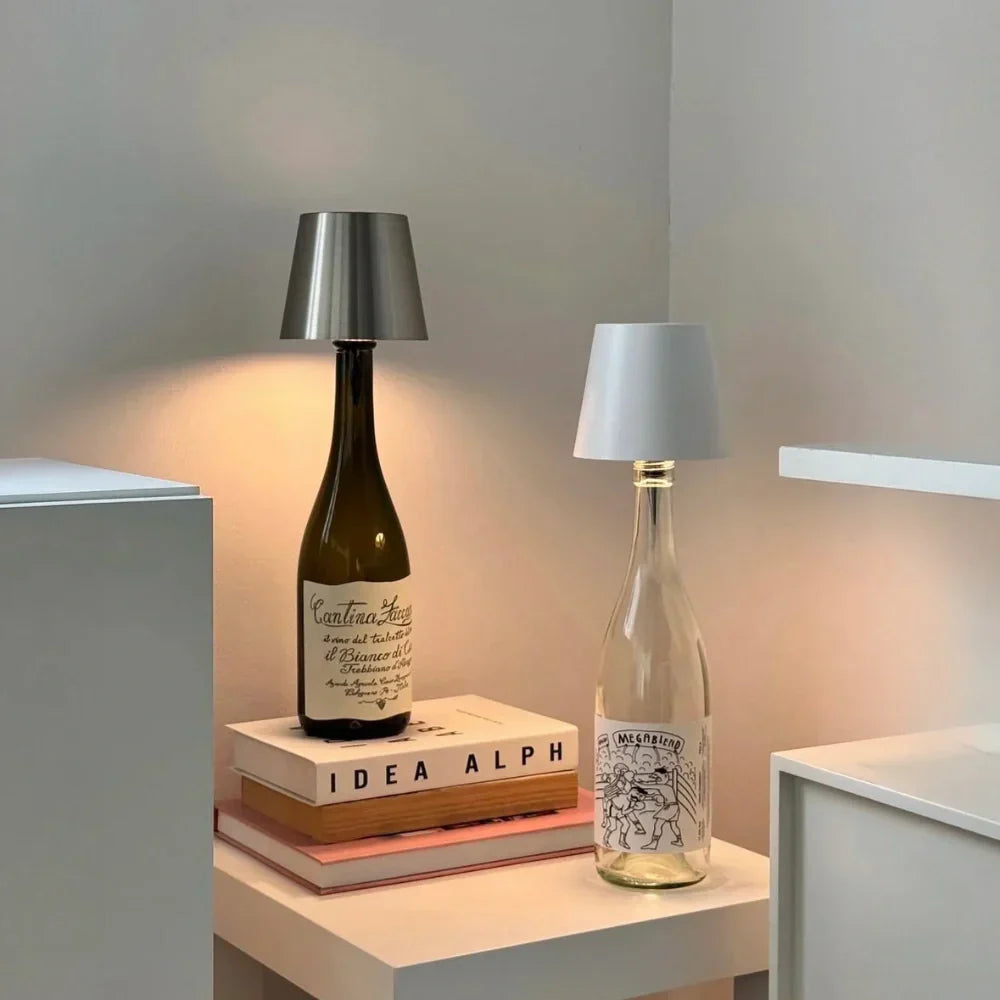 Bottle Glow Cordless Upcycled Bottle Light With Adjustable Brightness