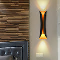 Modern Curl Wall Sconce | Black Metal Indoor Wall Light | Meowbutter