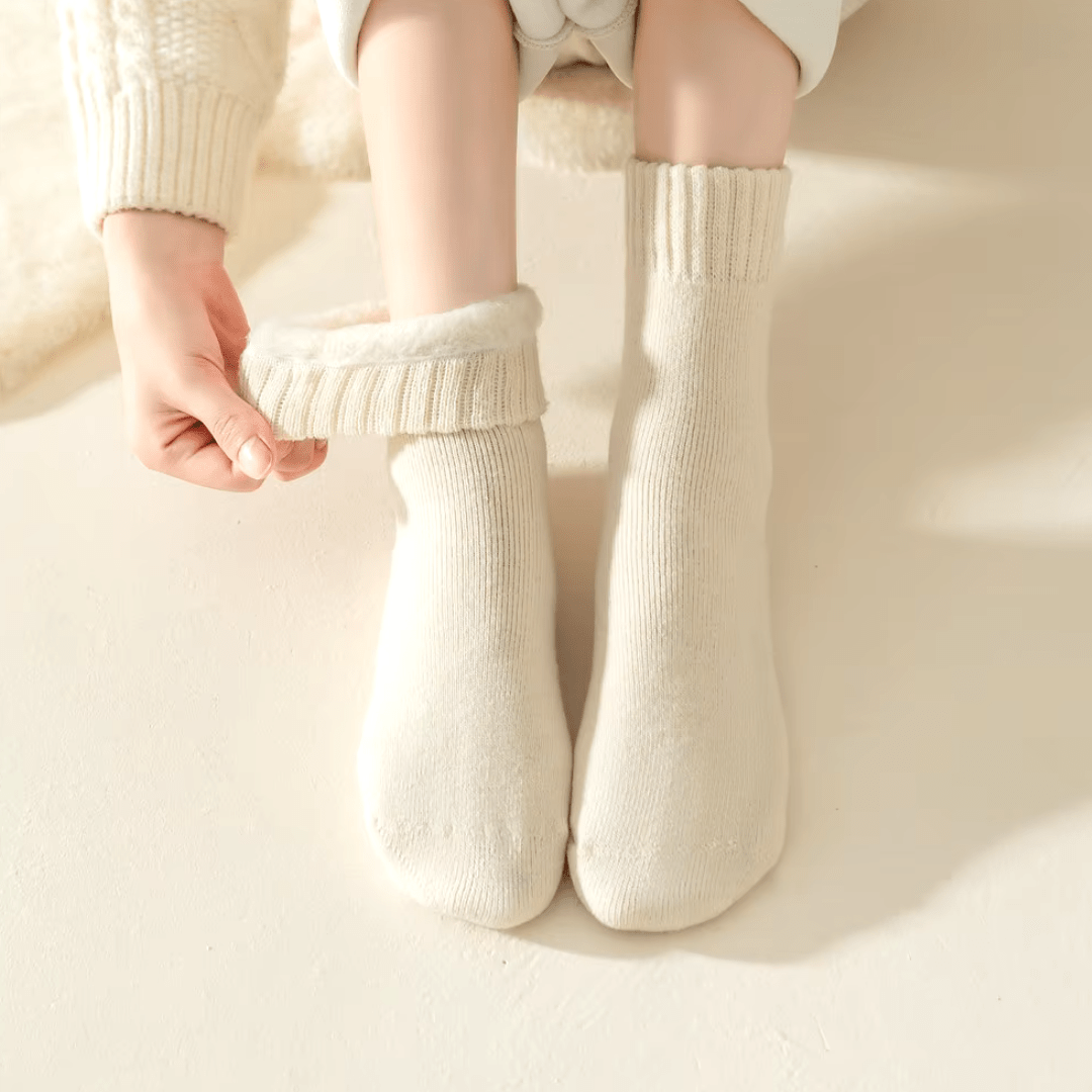 Premium fleece sokker til hyggelig komfort hele året rundt hver dag