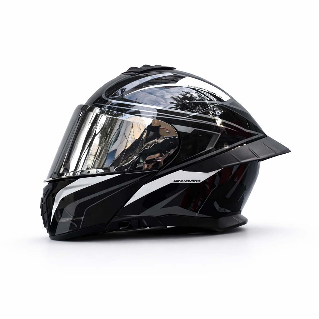 ORZ-B08A Vollgesichts-Motorradhelm – Meowbutter