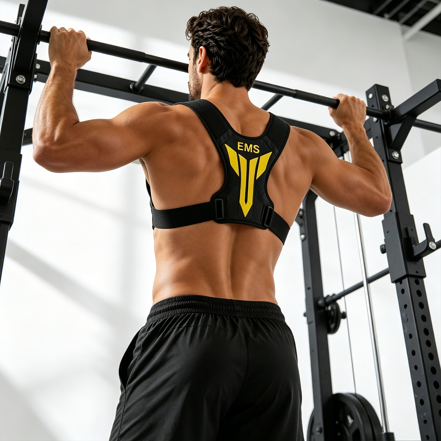 Wearable EMS Back Belt for Muscle Tension, Posture Support, and a Stronger-Looking Back