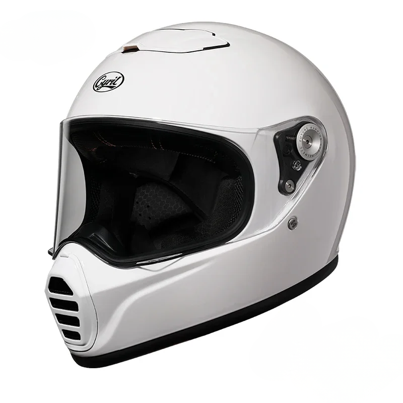 Capacete Integral Vintage RoadSpirit – Aprovado pela DOT e ECE - Meowbutter