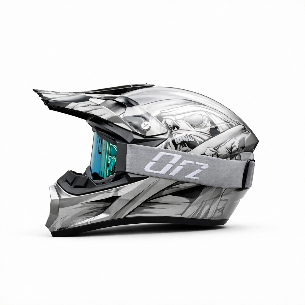 Casco Integral Off-Road de Motocross ORZ-126 - Meowbutter