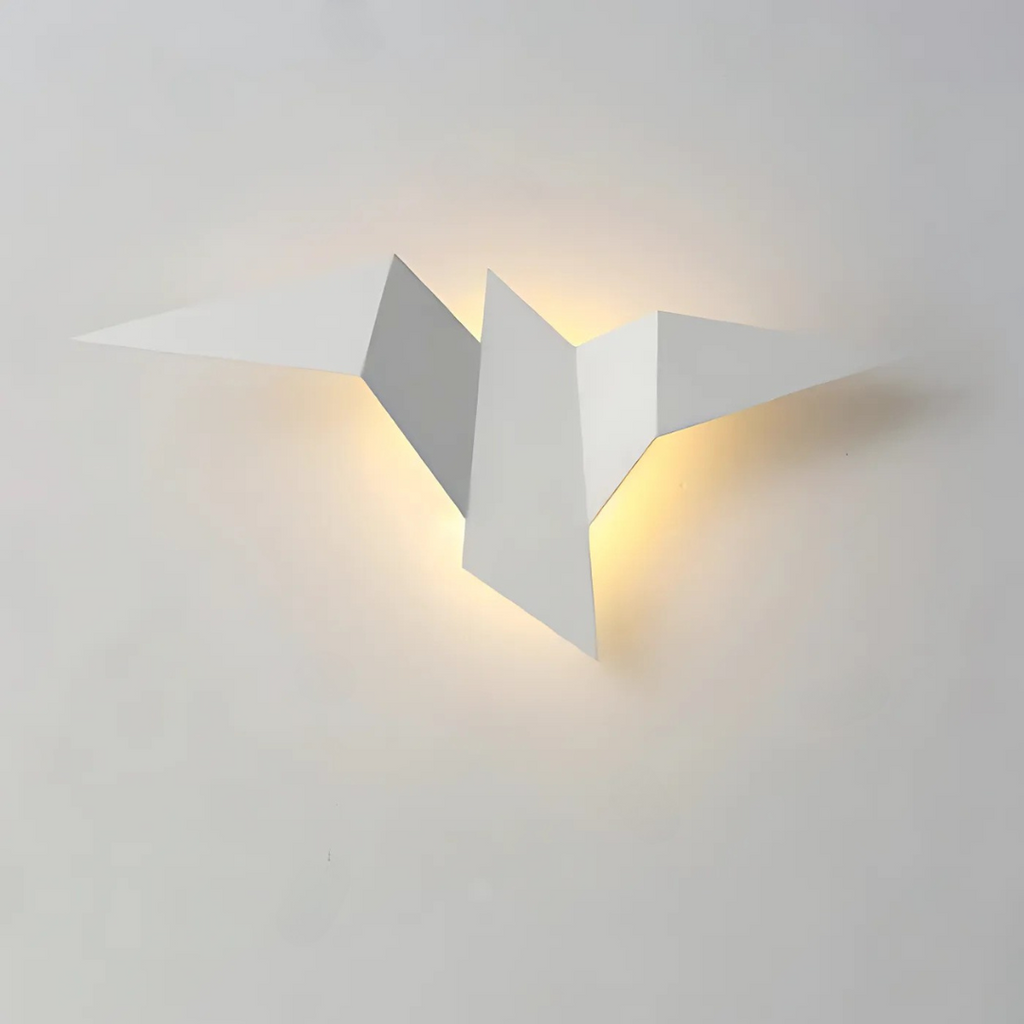 Origami Wall Lamp | Unique Modern Indoor LED Sconce | Meowbutter