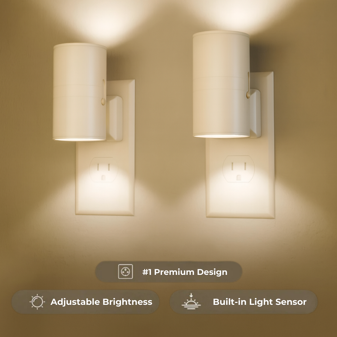Luno Night Light With Soft Glow LED Ambience For Home Use