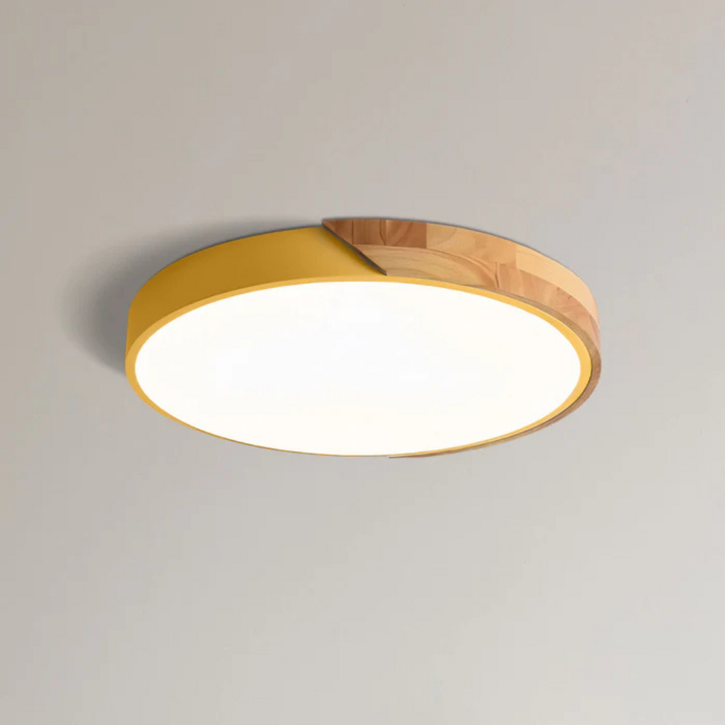 Lampada da soffitto a LED | Design moderno nordico in legno | Meowbutter
