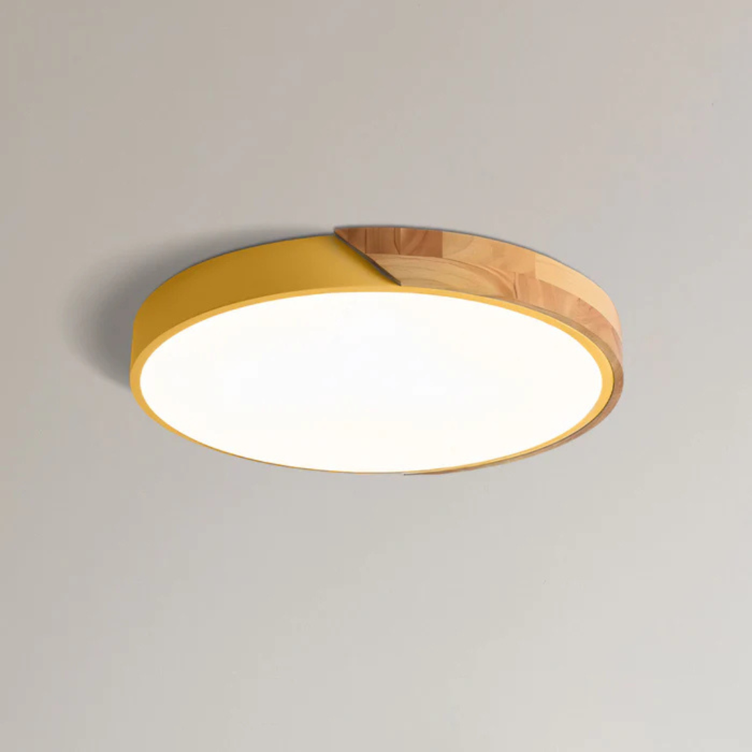 Lampada da soffitto a LED | Design moderno nordico in legno | Meowbutter