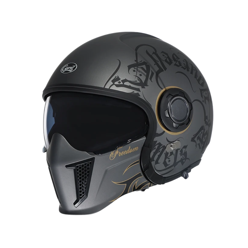 Casco modular vintage integral – Doble visor | Aprobado por DOT y ECE - Meowbutter