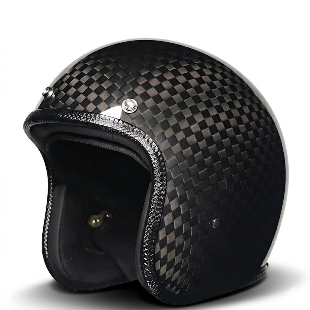 The Street King Carbon Open-Face Helmet – DOT & ECE Approved - Meowbutter