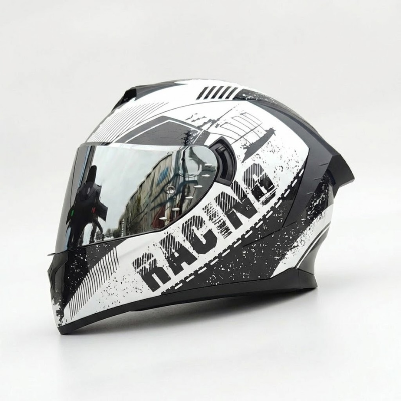 Rider Street Dominator Fullface Helm - Meowbutter