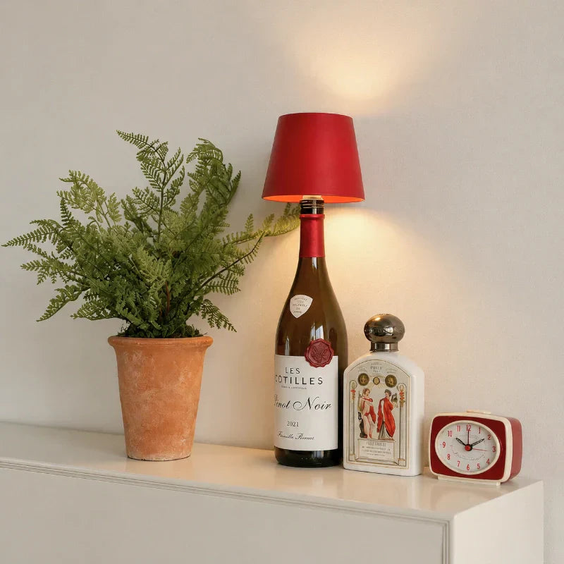 Bottle Glow Cordless Upcycled Bottle Light With Adjustable Brightness