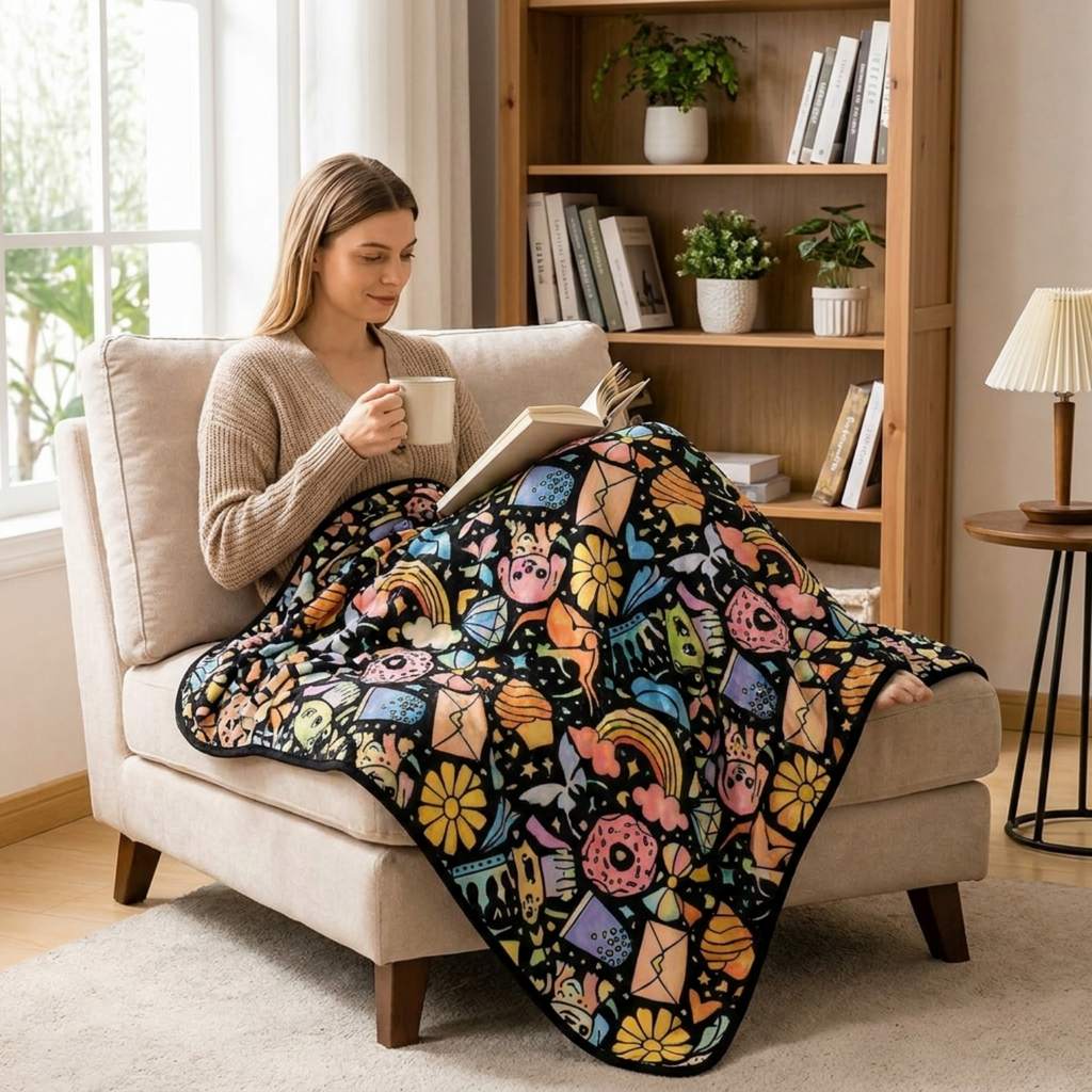 Color, Cuddle, Repeat – A DIY Coziness Blanket for Family Bonding