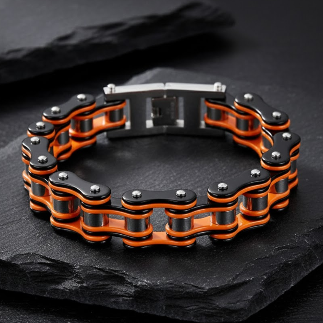 Bracciale Catena da Biker – Serie Acciaio Forgiato | meowbutter