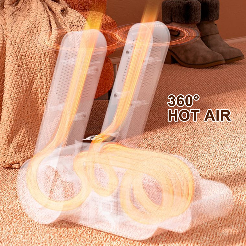 Secador de Zapatos Eléctrico - 55–60°C - Aire Caliente 360° - Temporizador de 120 Minutos - Opción UV | meowbutter