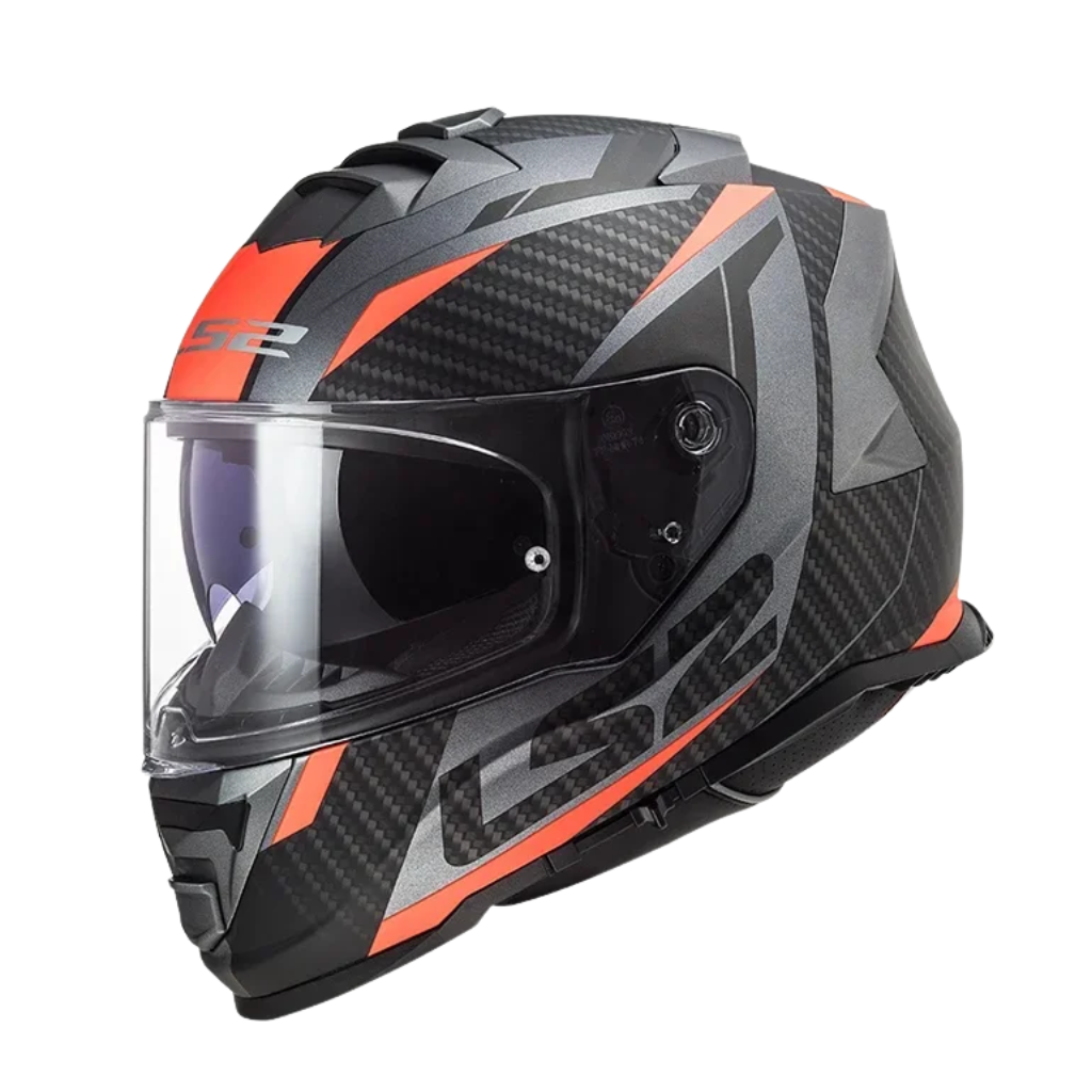 LS2 FF800 IronShell Racing kokokypärä - DOT- ja ECE-hyväksytty - Meowbutter