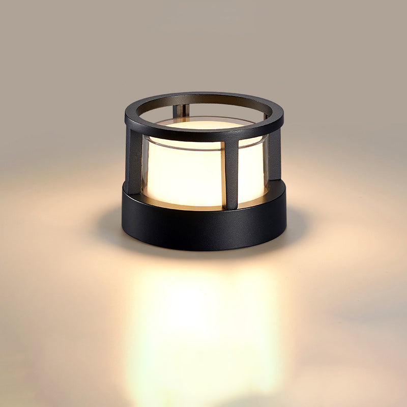 Lampada da prato esterna a LED con cilindro in alluminio impermeabile industriale | Meowbutter