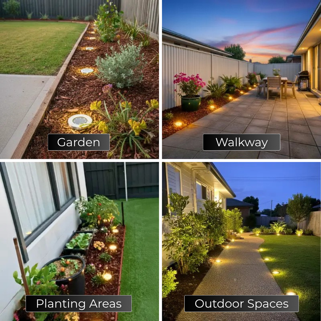 Sena Solar-Powered Pathway Lights for Outdoor Spaces