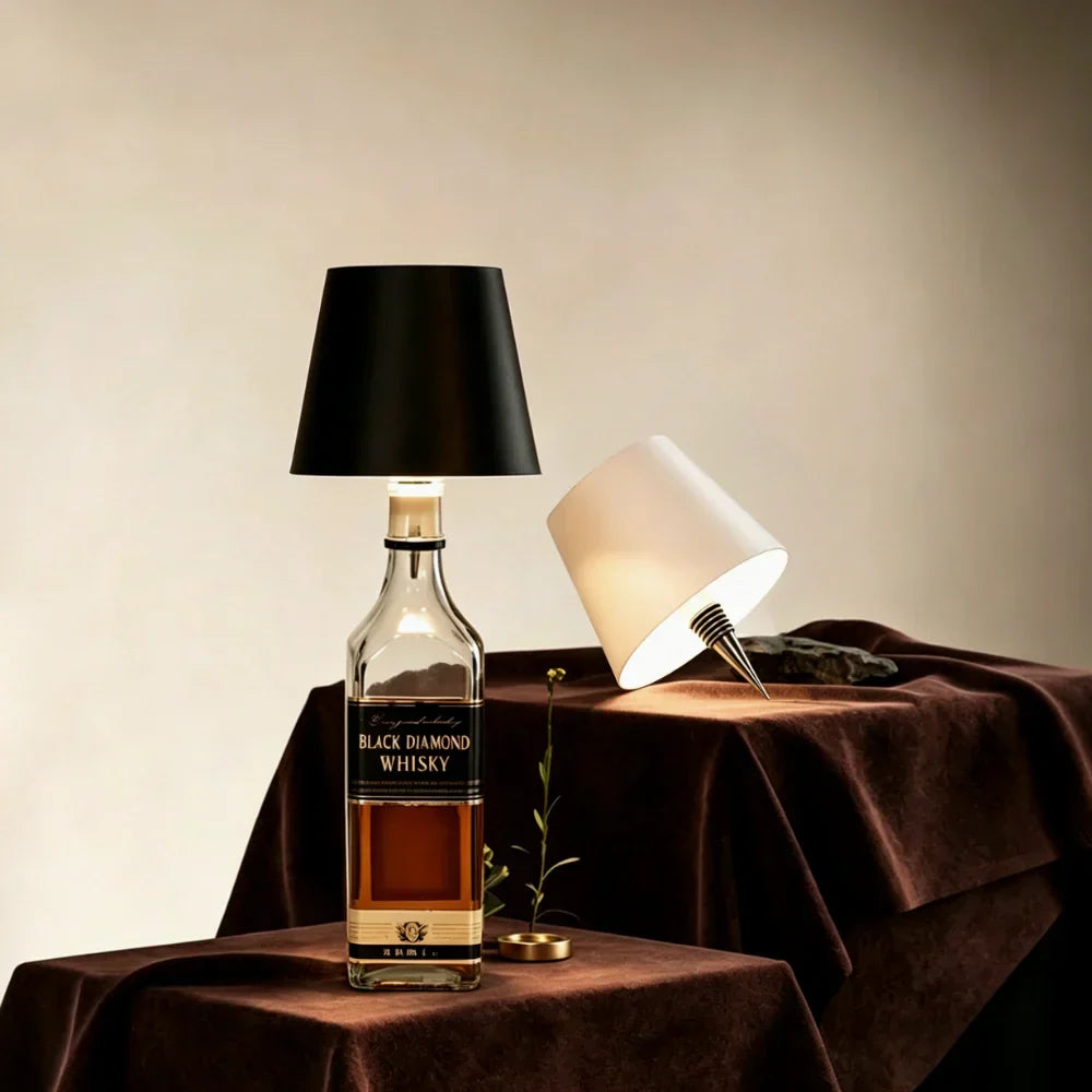 Bottle Glow Cordless Upcycled Bottle Light With Adjustable Brightness