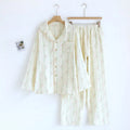 The Bloom Floral Pajama Set In Breathable Muslin Cotton