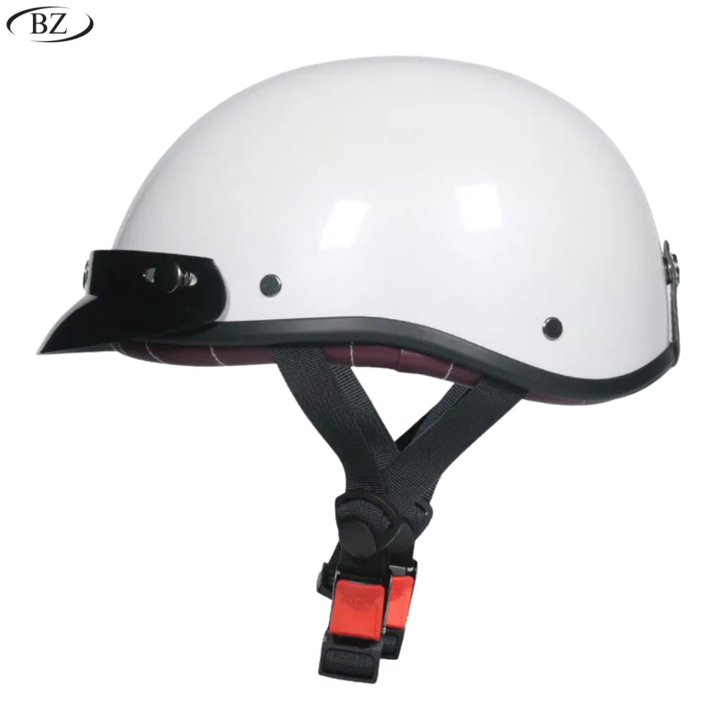 Vintage Half Helmet – DOT Approved | Unisex 4-Season Riding - Meowbutter