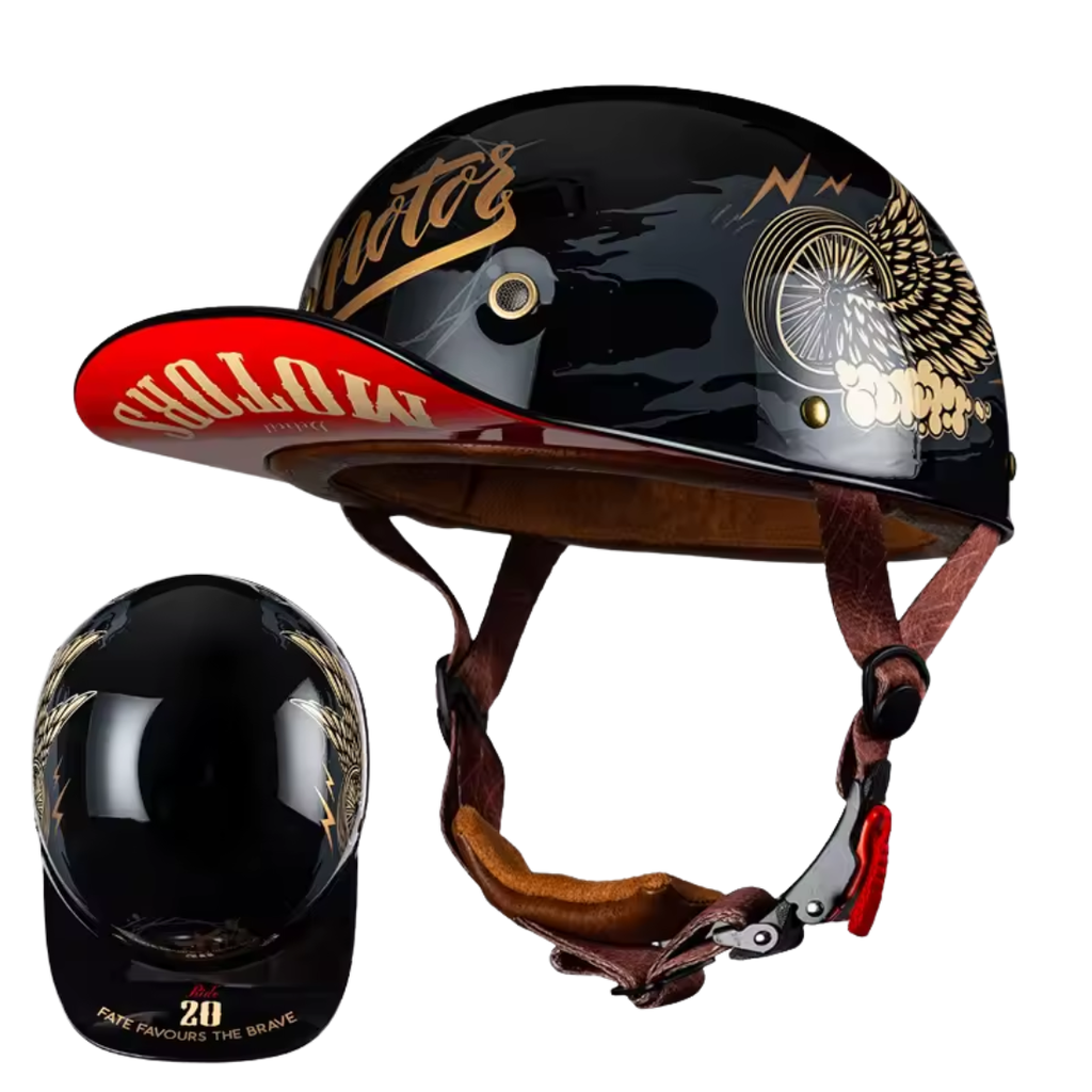 Casco Mezzo Retro Anni '90 – Stile Vintage da Strada - Meowbutter