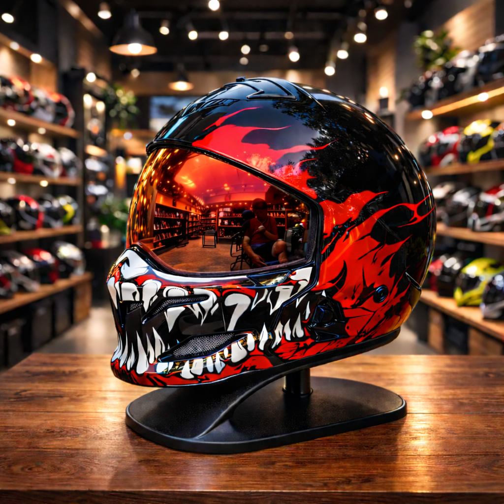 Casco de motocicleta unisex Scorpion Retro - Meowbutter