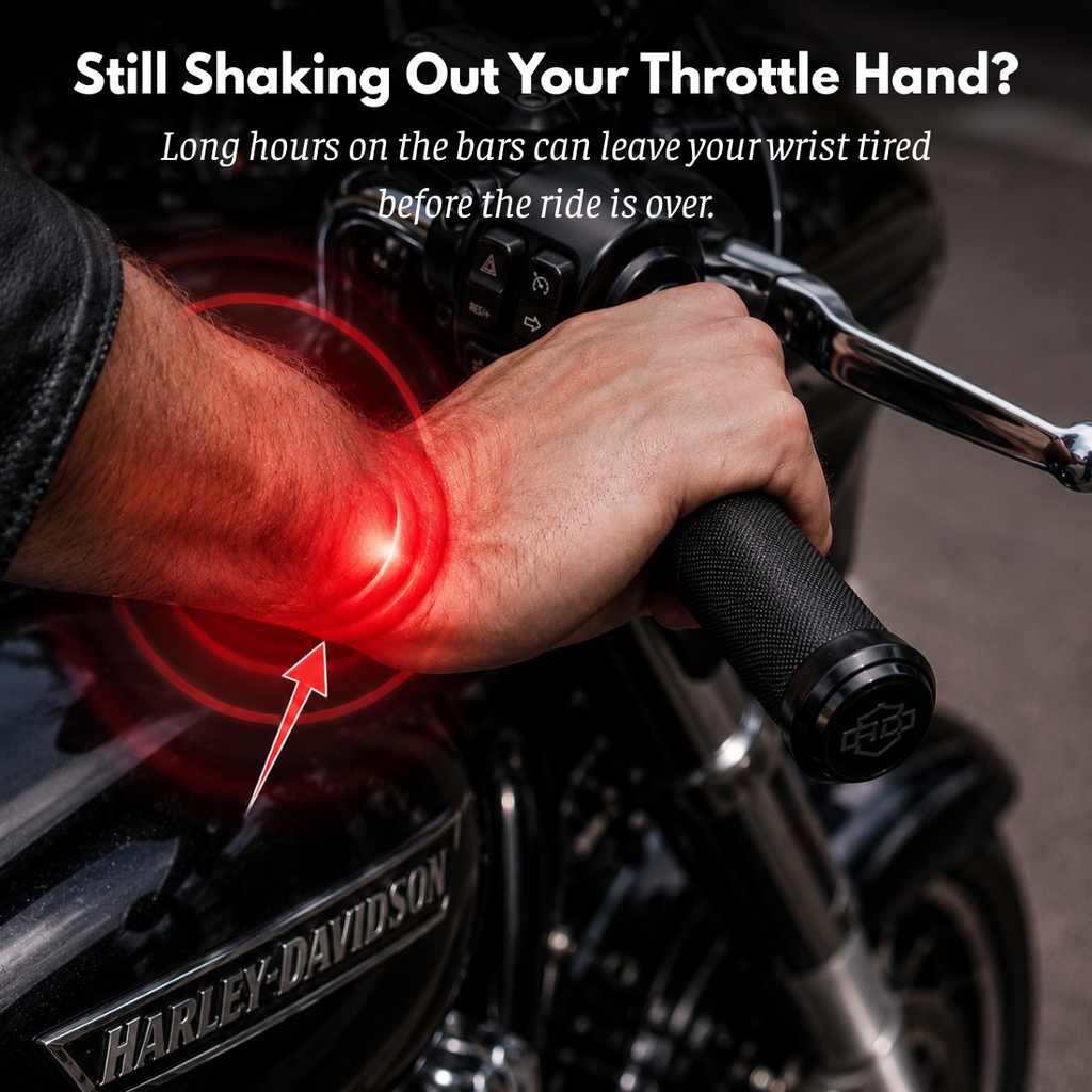 Supporto per polso da motociclista BikerZonez RideFlex™ - Meowbutter