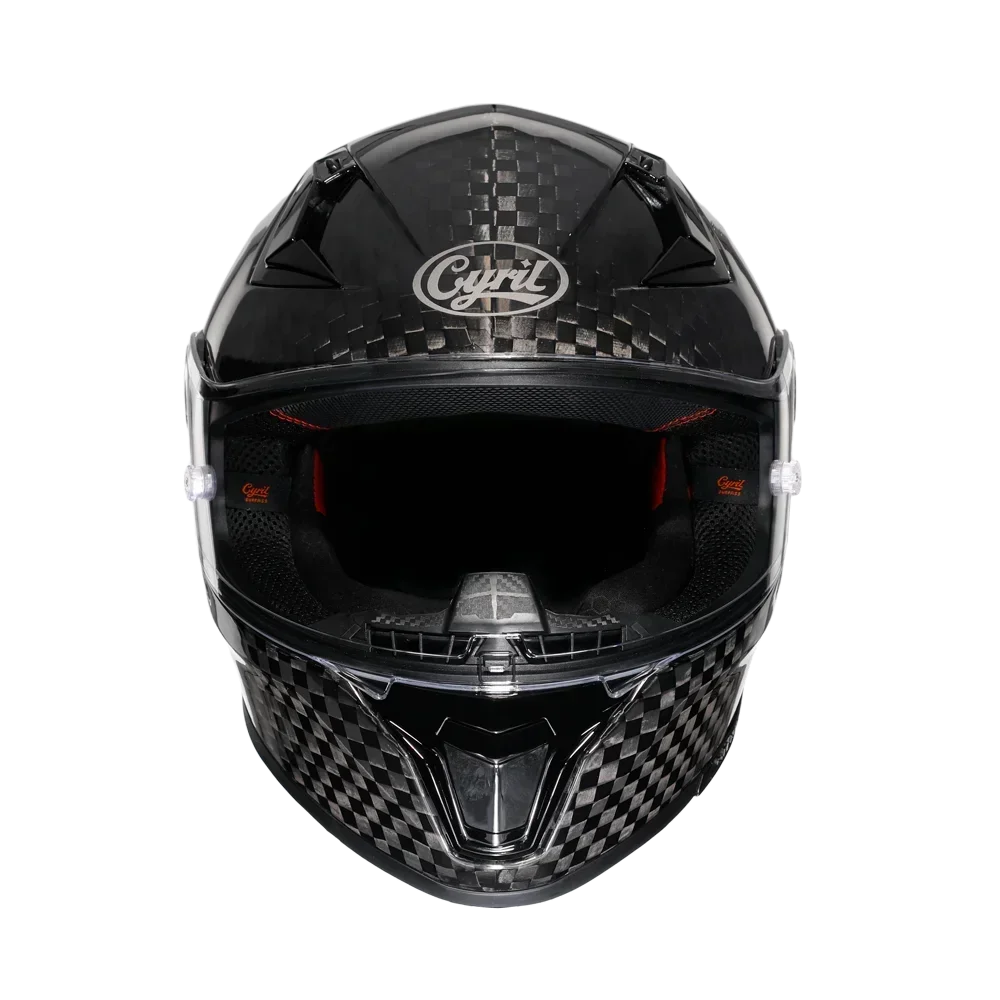 CYRIL R30S Carbon Pro helhjälm - DOT- och ECE-godkänd - Meowbutter