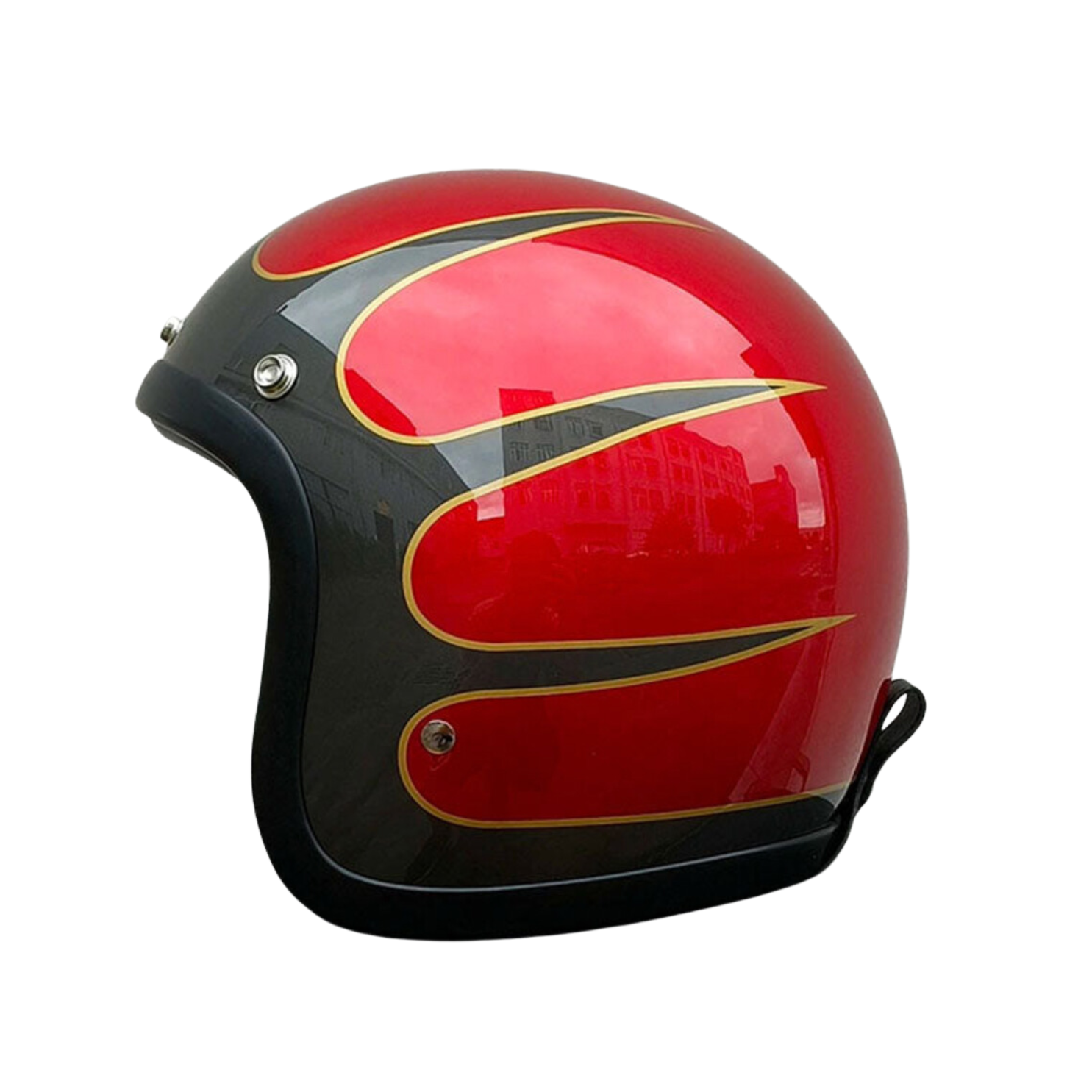 Casco Moto Vintage Chopper Low Profile - Omologato DOT & ECE | meowbutter