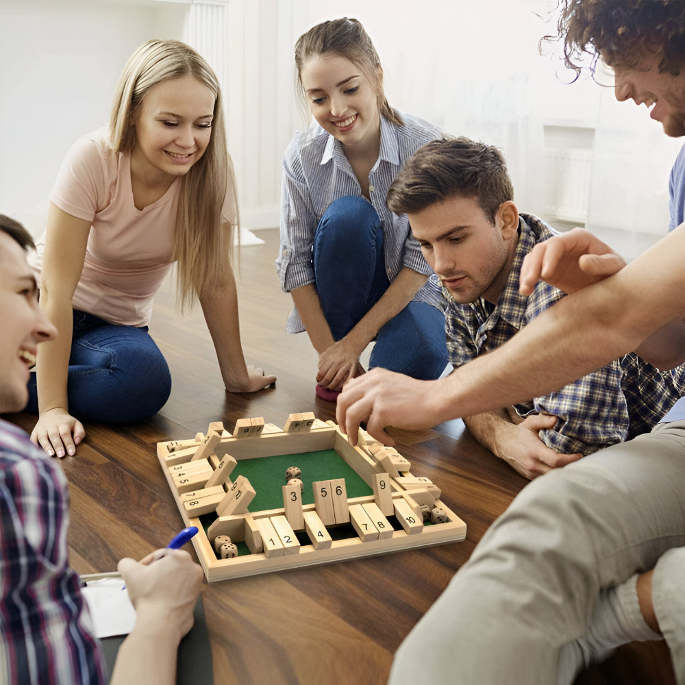 Board Game Wooden Math Learning Family Tabletop Educational Set | Meowbutter