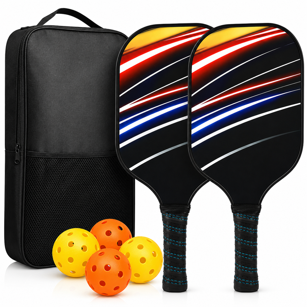 Set di racchette da pickleball leggere in grafite con palline | Meowbutter