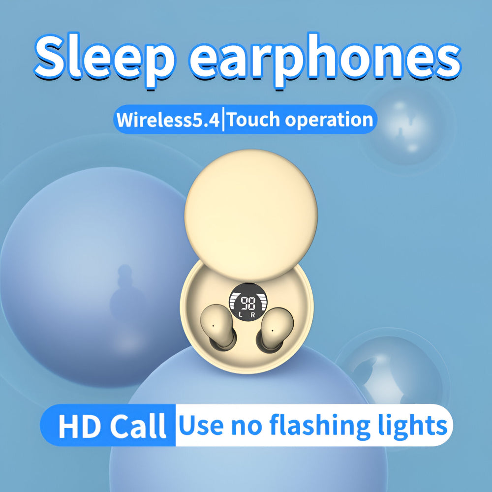 Compact Rechargeable Wireless Earphones — Touch Controls, In-Ear Design