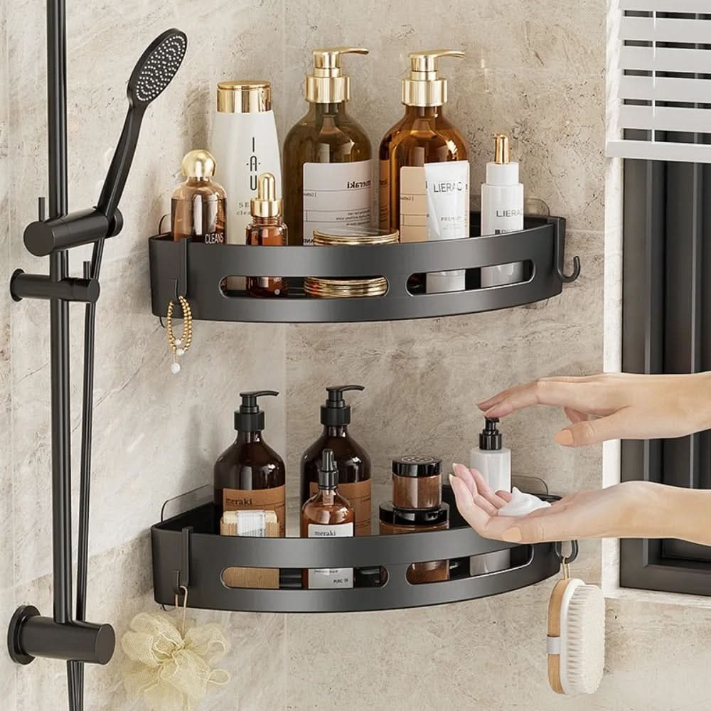 Organizer adesivo per doccia senza fori | meowbutter
