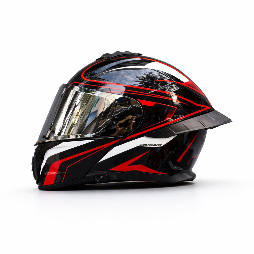 ORZ-B08A Vollgesichts-Motorradhelm – Meowbutter
