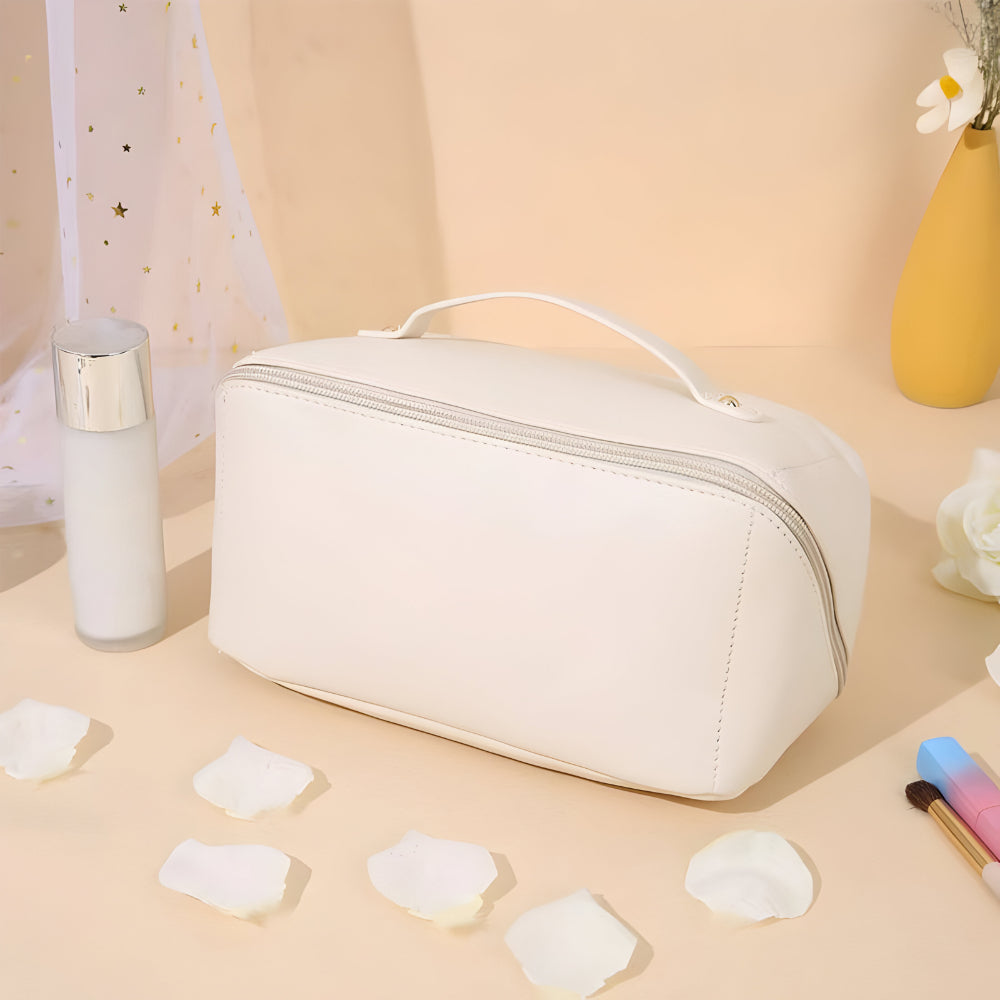 Large Capacity PU Shell Makeup Bag Hard Cosmetic Case